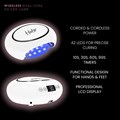Halo Wired LED Advanced Nail Lamp - White Alternative Image