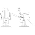 Takara Belmont GT Sportsman Barber Chair on a Chrome Base SL-85C Alternative Image