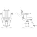 Takara Belmont Dainty Barber Chair Alternative Image