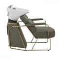 Scorpion Halden Salon Backwash Chair Unit - Green Alternative Image