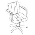 REM Avalon Salon Styling Chair Alternative Image