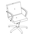 REM Shiraz Hydraulic Salon Chair Alternative Image
