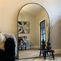 Scorpion Atna Salon Mirror - Black 180cm x 110cm Alternative Image