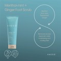 Kaeso Pedicure Menthol-Mint & Ginger Foot Scrub - 250ml Alternative Image