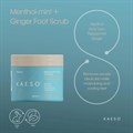 Kaeso Menthol-Mint + Ginger Foot Scrub - 450ml Alternative Image