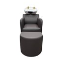 Scorpion Rena Salon Backwash Unit & Footrest - Dark Brown Alternative Image