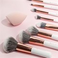 Brushworks Exclusive Makeup Brush & Sponge Gift Set - 9 Piece Alternative Image