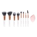 Brushworks Exclusive Makeup Brush & Sponge Gift Set - 9 Piece Alternative Image