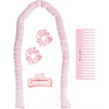 Brushworks Heatless Hair Curling Gift Set - Pink 5 Piece Alternative Image