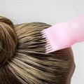 Brushworks Overnight Hair Care Bonnet & Oil Applicator Set - Pink 2 Piece Alternative Image