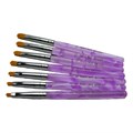 Naomi Rose Nail Gel Brush Set - 7 Pack Alternative Image