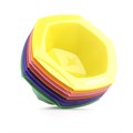 Rainbow Tint Bowl - Pack of  7 Assorted Colours Alternative Image