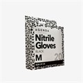 Agenda Nitrile Gloves Black Medium 20 pack Alternative Image