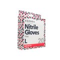 Agenda Nitrile Gloves Pink Large 20 pack Alternative Image