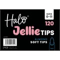 Halo Jellie Nail Tips Almond Mixed Sizes 0-11, 120 Pack  Alternative Image