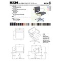 REM Aero Hydraulic Chair - Black Fabric Alternative Image