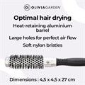 Olivia Garden-Essential Blowout Brush Classic Silver 25mm Alternative Image