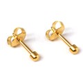Caflon Regular Gold Studs  Alternative Image