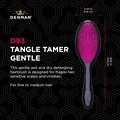 Denman D93 Gentle Tangle Tamer Brush - Black Alternative Image