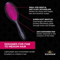 Denman D93 Gentle Tangle Tamer Brush - Black Alternative Image