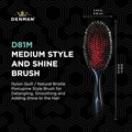 Denman D81M Medium Style & Shine Hair Brush Alternative Image