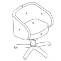 REM Capri Hydraulic Chair - Colours Alternative Image