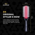 Denman D4 Original Styler 9 Row Brush Black Alternative Image