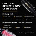 Denman D4 Original Styler 9 Row Brush Black Alternative Image