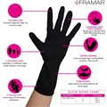 Framar Black Midnight Mitts Nitrile Gloves Small (long cuff) 100 pk Alternative Image