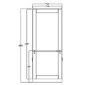 REM Paris Wall Styling Unit - Black Alternative Image