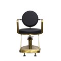 Scorpion Halden Salon Styling Chair - Black & Gold Alternative Image