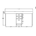 REM Florence Nail Bar - 2 position with storage Alternative Image