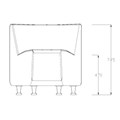 REM Elegance 45 Degree Corner  Reception Seating Alternative Image