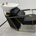 Scorpion Halden Salon Backwash Unit - Black and Gold Alternative Image