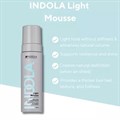Indola Light Hold Hair Mousse - 200ml Alternative Image