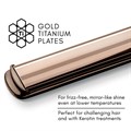 Diva Ultra Fast Titanium Hair Styler Straightener - Gold Alternative Image