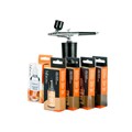 HiBrow Airbrush Brows Kit with Tool, Tints & Developer Alternative Image