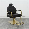 Scorpion Sunne Reclining Salon Chair - Black Alternative Image