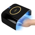 Halo Wired LED Starter Nail Lamp - Black Alternative Image