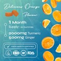 Known Nutrition Turmeric & Ginger Gummies - 60 Count Alternative Image