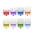 Wahl Colour Coded Combs Nos 1-8  Alternative Image
