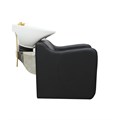 Scorpion Rena Salon Backwash Unit & Footrest - Black Alternative Image