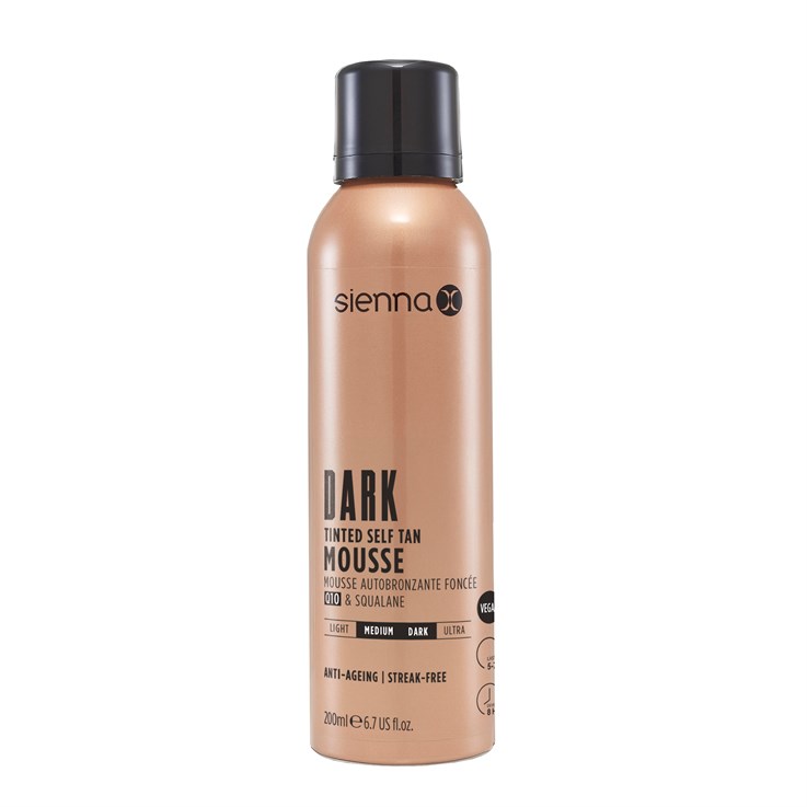 Sienna X Dark Tinted Self Tan Mousse 200ml