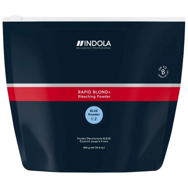 Indola Original Rapid Blond+ Dust Free Blue Bleaching Powder - 450g