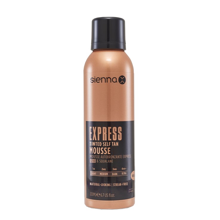 Sienna X Express Tinted Self Tan Mousse 200ml 