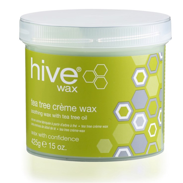 Hive Tea Tree Crème Tub Wax - 425g