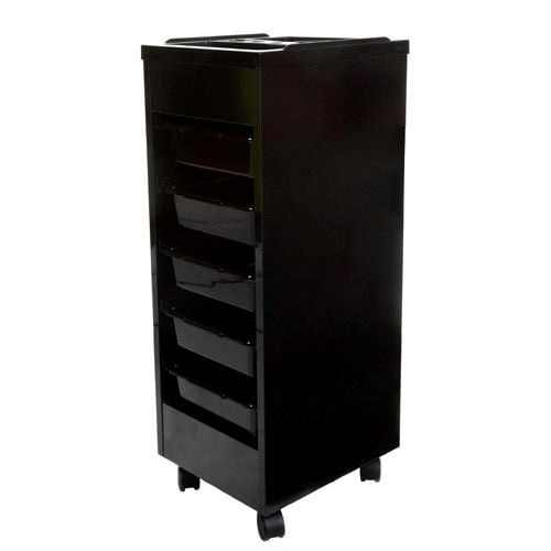 Crewe Orlando Prince Salon Trolley - Black Ash