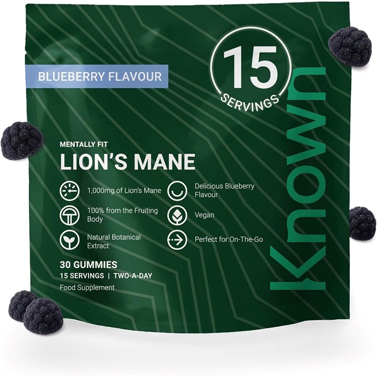 Known Nutrition Lions Mane Gummies Travel Pouch - 30pk