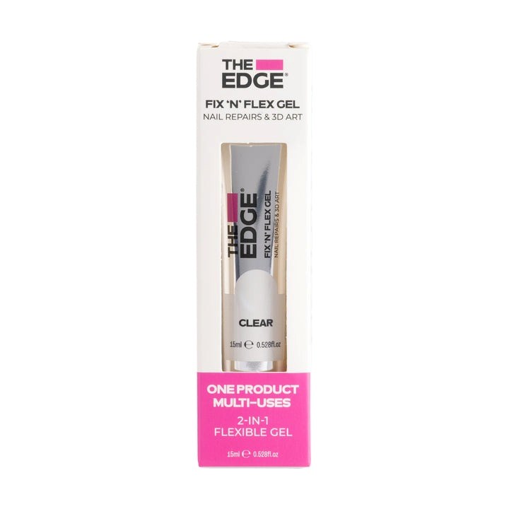 The Edge Fix n Flex Nail Gel - Clear 15ml