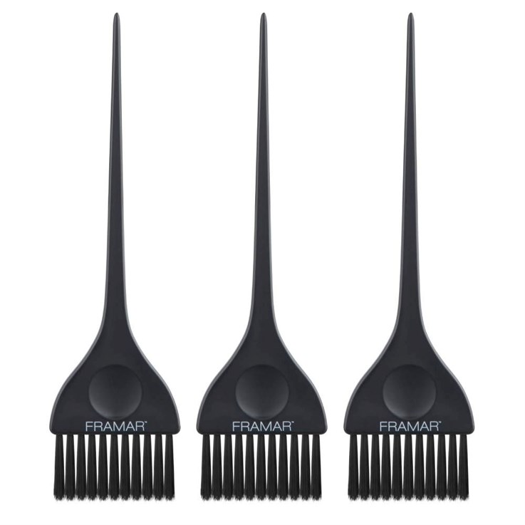 Framar Classic Colour Tint Brush Set - Matte Black